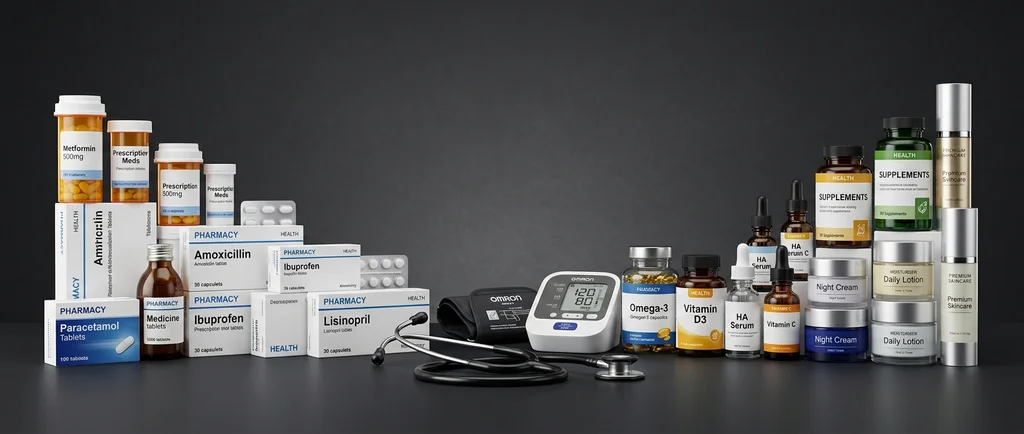 Pharmaceuticals, medical devices and wellness products
