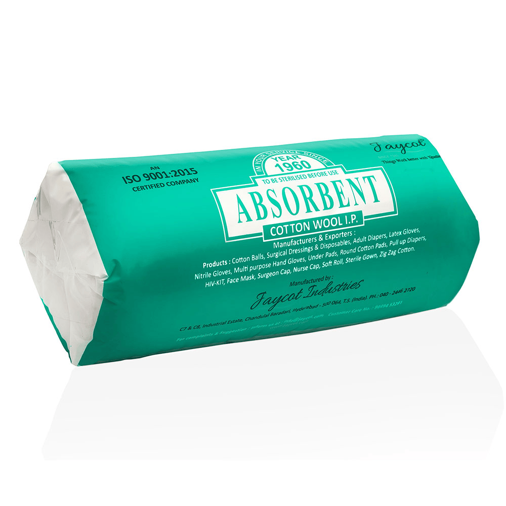 Absorbent Cotton Wool I.P- 500 GM