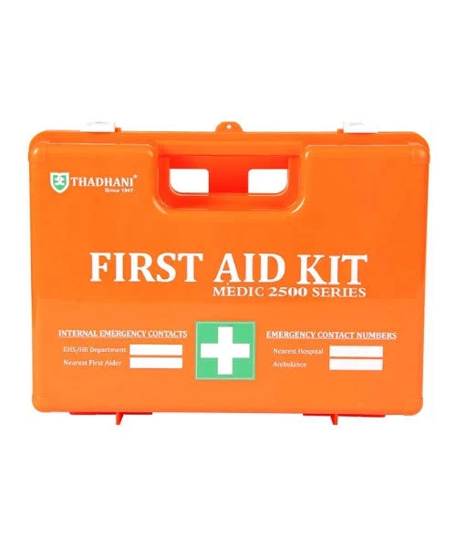 FIRST AID KIT- 25 PERSONS- ORANGE
